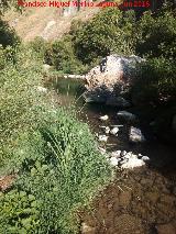 Río Frío. Justo antes de entrar en Los Cañones